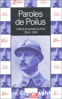 Paroles de Poilus : lettres et carnets du front (1914-1918)