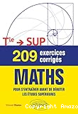209 Exercices corrigés de Maths Tle -SUP