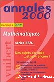 Mathématiques, séries ES ; L