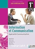 Information et communication première STG