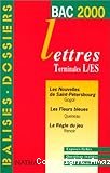 Lettres terminales L-ES Bac 2000
