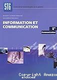 Information et communication première STG communication