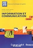 Information et communication première STG gestion