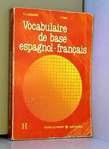 Vocabulaire de base espagnol -français
