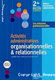 Activités administratives organisationnelles & relationnelles
